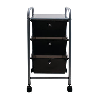 3 Drawer Organizer, Smoke-colored Drawers