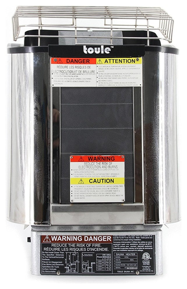Toule ETL Sauna Heater Stove for Sauna Room, 6KW