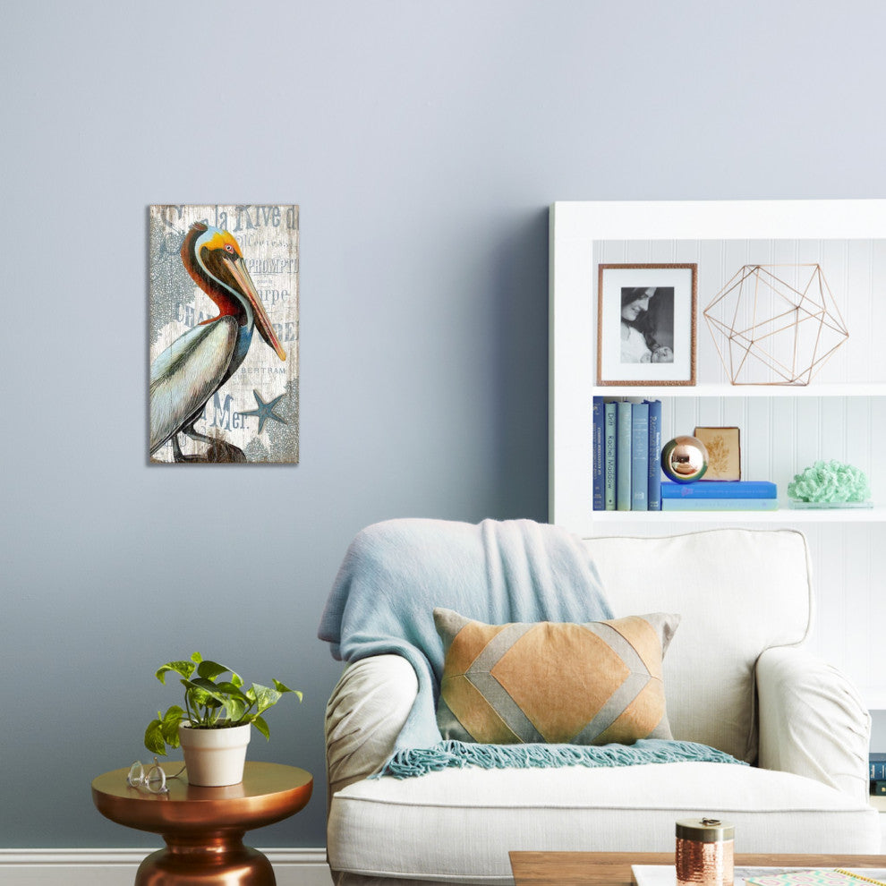 Colorful Pelican XL Wall Decor