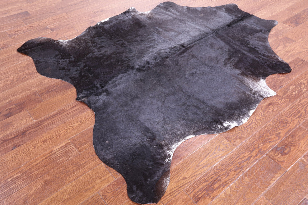 6' 8" X 5' 9" Natural Cowhide Rug C1819