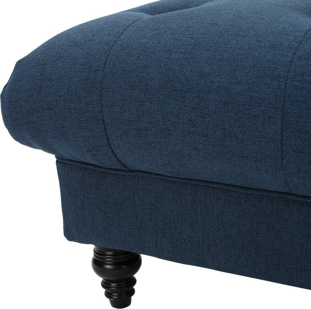 GDF Studio Parisian Coffee Table, Dark Blue