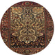 Ahgly Company Indoor Round Traditional Area Rugs, 3' Round