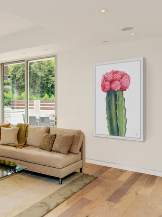 "Royal Crowned Cactus" Framed Painting Print, 24"x36"