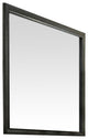 Benzara BM275071 45" Solid Wood Mirror, Portrait Frame, Rectangular, Gray