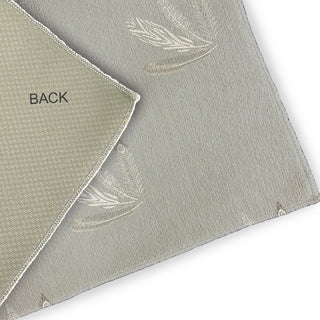 5' x 7' Feather Pattern Spring Chenille Indoor/Outdoor Rug