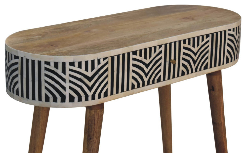 Edessa Bone Inlay Console Table