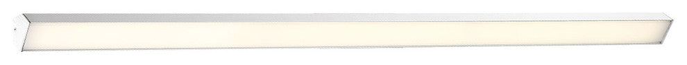 Revel 62" LED Bathroom Vanity & Wall Light 3000K, Brushed Aluminum