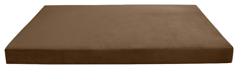 Knife Edge 6" Twin-XL 80x39x6 Velvet Indoor Daybed Mattress |COVER ONLY|-AD308