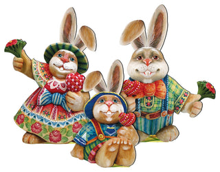 Easter Bunny Set of 3 Outdoor