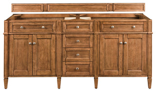 Brittany 72" Saddle Brown Double Vanity