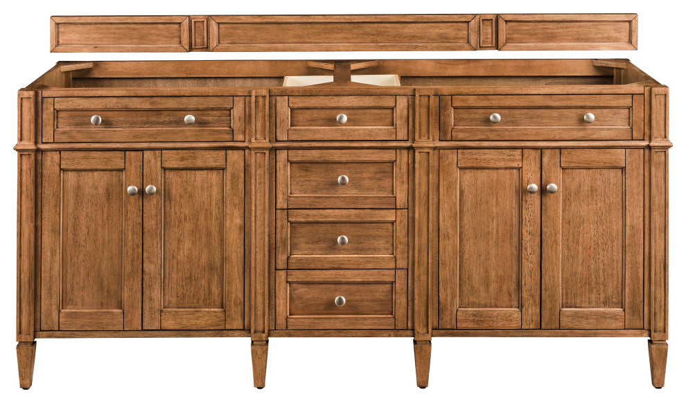 Brittany 72" Saddle Brown Double Vanity