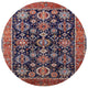 Ahgly Company Indoor Round Mid-Century Modern Area Rugs, 3' Round