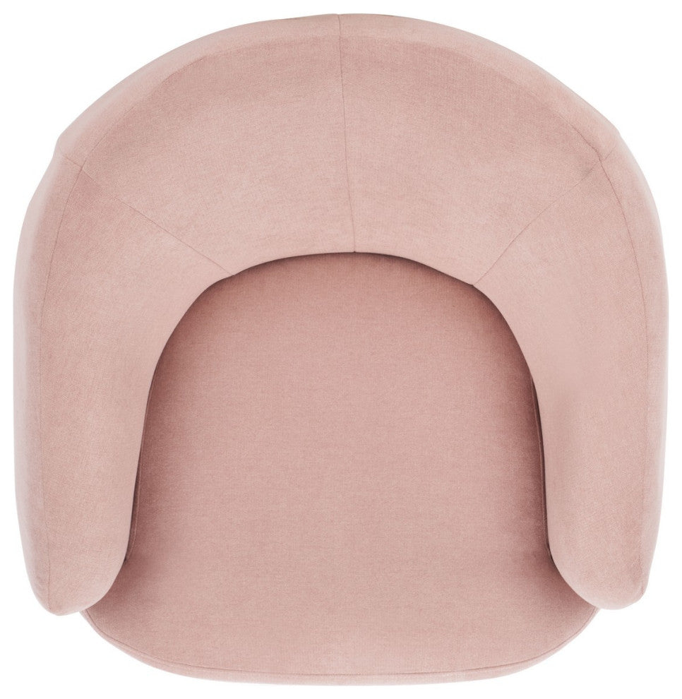 Safavieh Ezro Upholstered Accent Chair, Blush