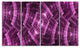 Purple Metal Protective Grids, Abstract Wall Art Canvas, 48"x28", 4 Panels