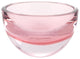 Penelope Pink Raspberry Mouth Blown European Lead Free Crystal 6 in. Bowl