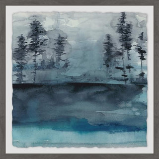 "Twilight Forest" Framed Painting Print, 12"x12"