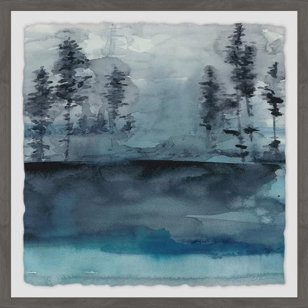 "Twilight Forest" Framed Painting Print, 12"x12"