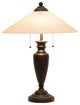 18"H Beige Iridescent Table Lamp