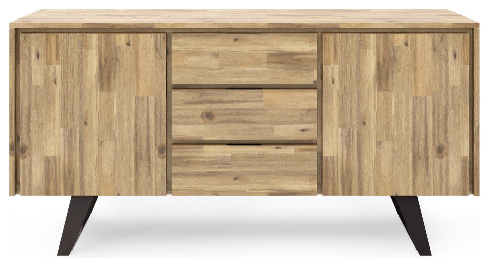 Lowry Sideboard Buffet, Distressed Golden Wheat