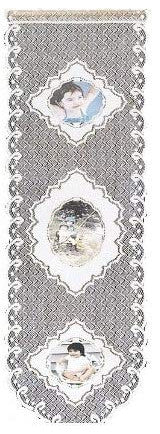 Heritage Lace Picture Perfect Ii 8x31 Wall Hanging in Ecru