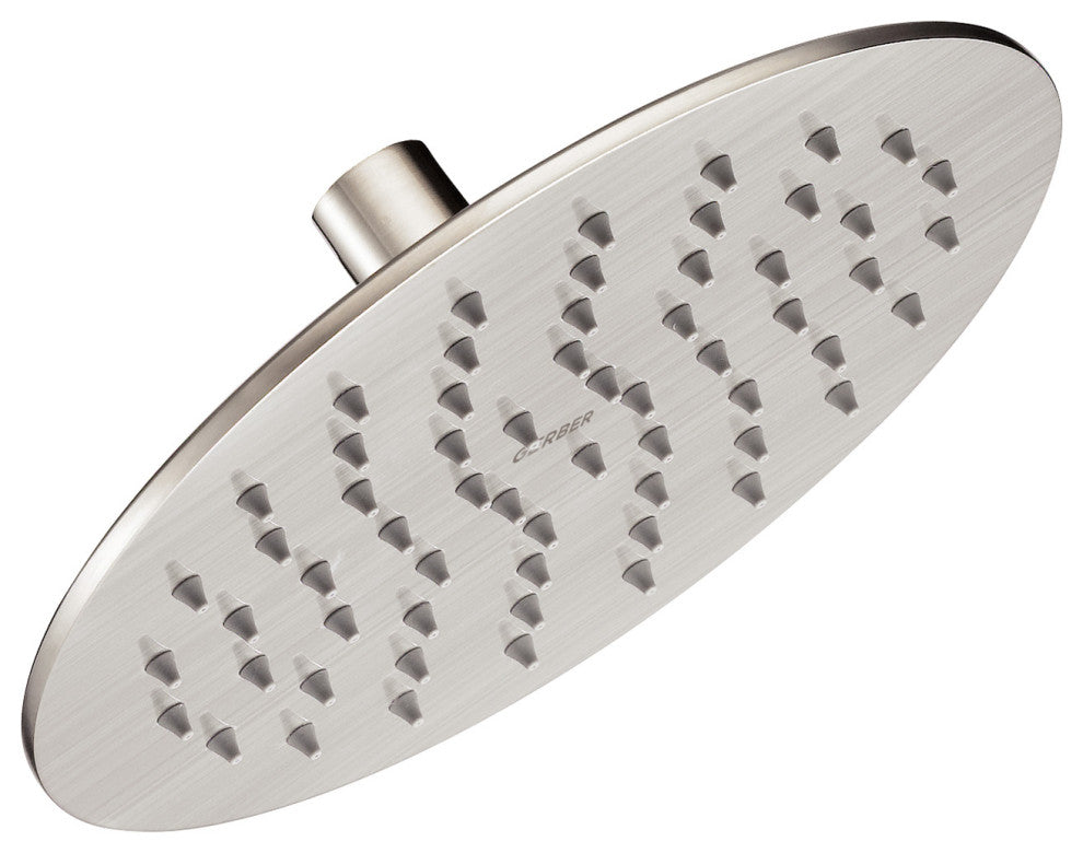 Drench Round 10" 1 Function Rain Showerhead 1.75gpm, Brushed Nickel