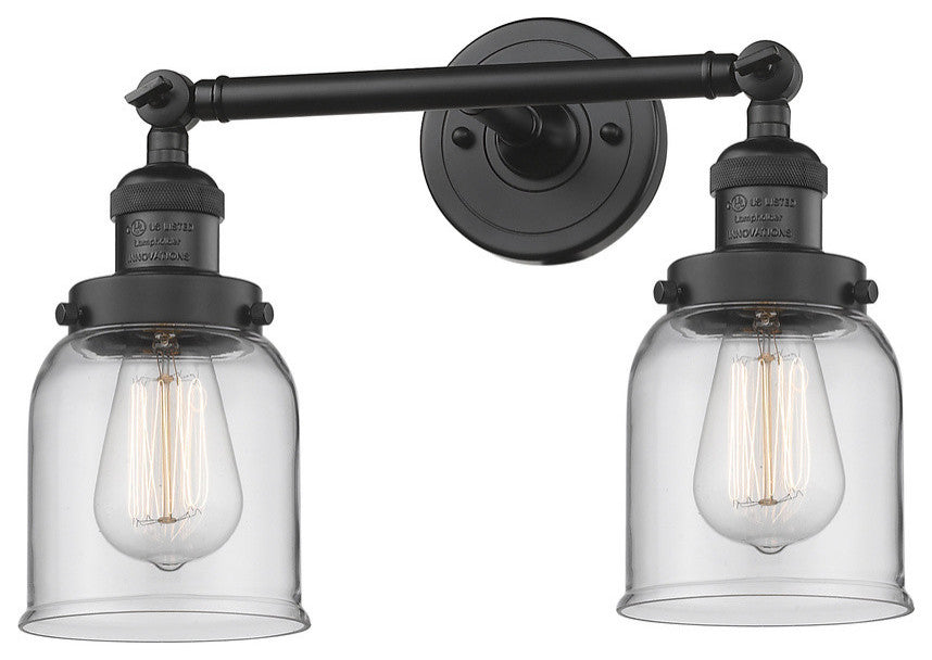 Innovations Lighting 208-Bk-G52 2 Light Bathroom Fixture