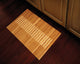 Nevis Bamboo Kitchen and Bath Mat, Natural, 24"x36"