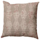 Pyramid Stripe Decorative Throw Pillow, Tan, 16x16"