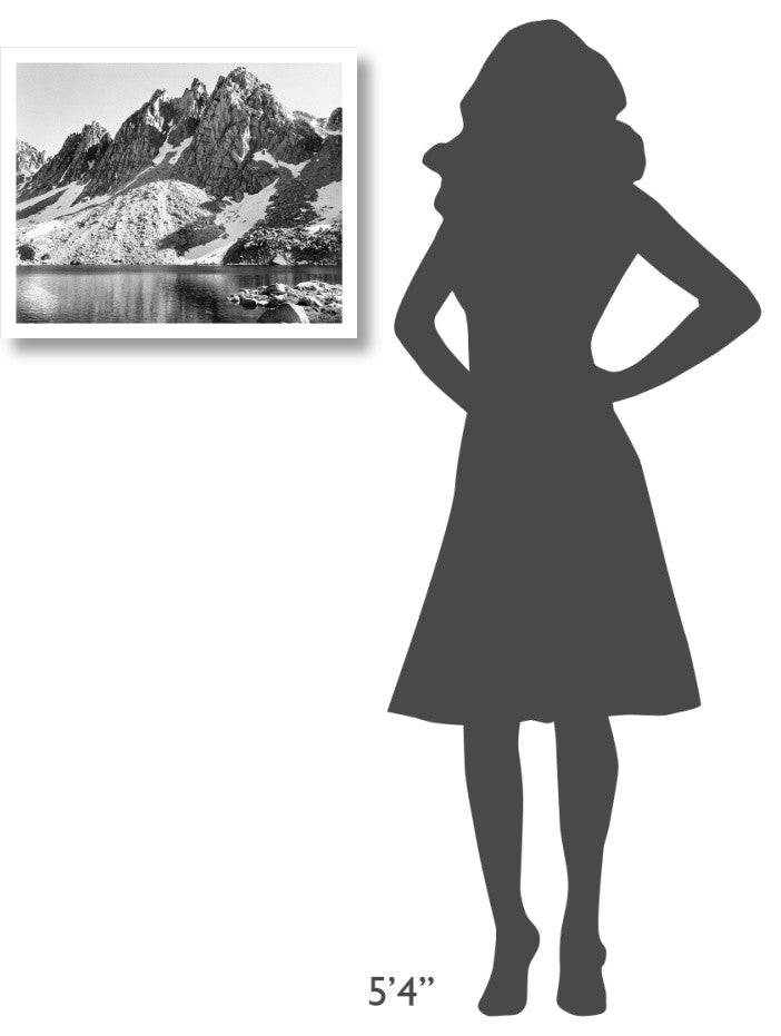 "Kearsarge Pinnacles, Kings River Canyon, 1936" Paper Art, 24"x20"