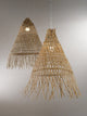 Perissa Rattan Pendant Lamp, 28.5" Diameter