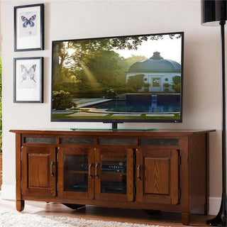 Leick Riley Holliday 60" TV Stand in Rustic Autumn