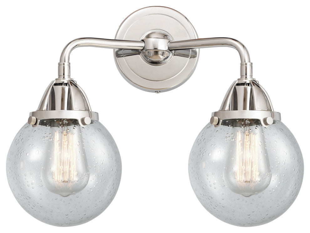 Beacon Bath Vanity Light, Polished Chrome, Seedy, Seedy