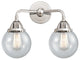 Beacon Bath Vanity Light, Polished Chrome, Seedy, Seedy