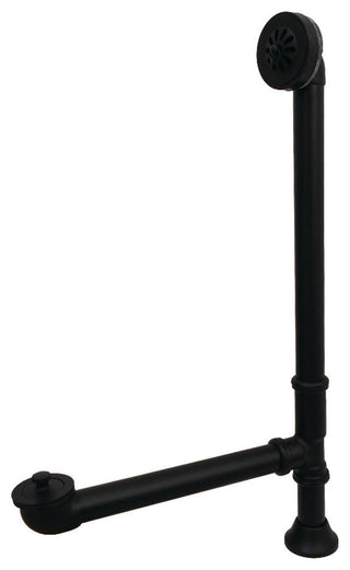 Kingston Brass Clawfoot Tub Drain, Matte Black