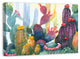 Colorful Blooming Cactus 24x36 Canvas Wall Art