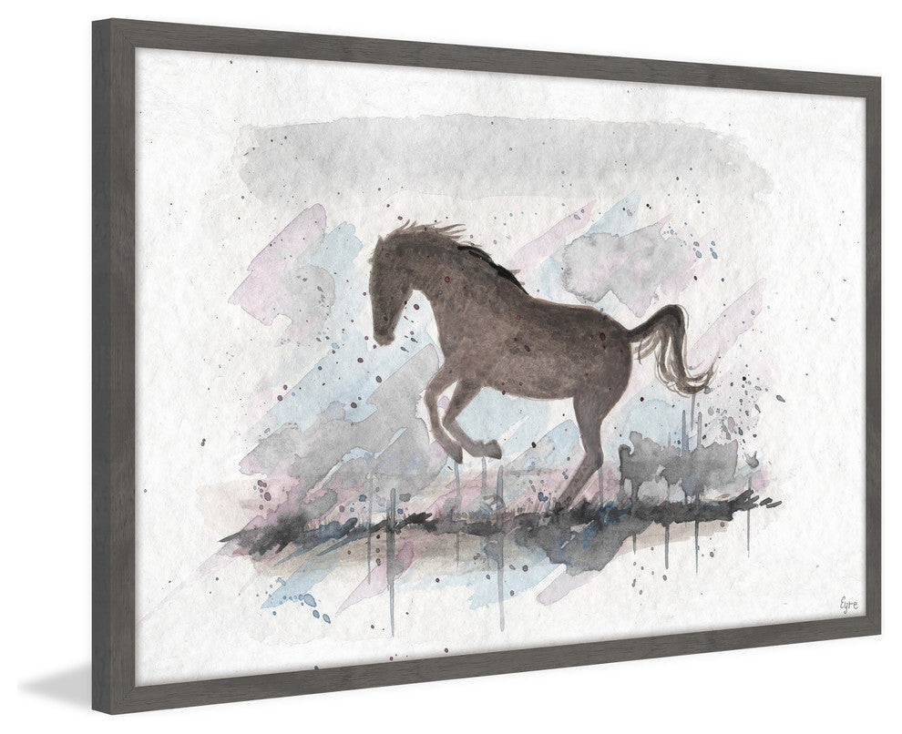 "Unstoppable" Framed Painting Print, 24"x16"