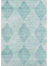 Premium Machine Washable Mayfield AMF539 Teal 5' x 7'6" Rug