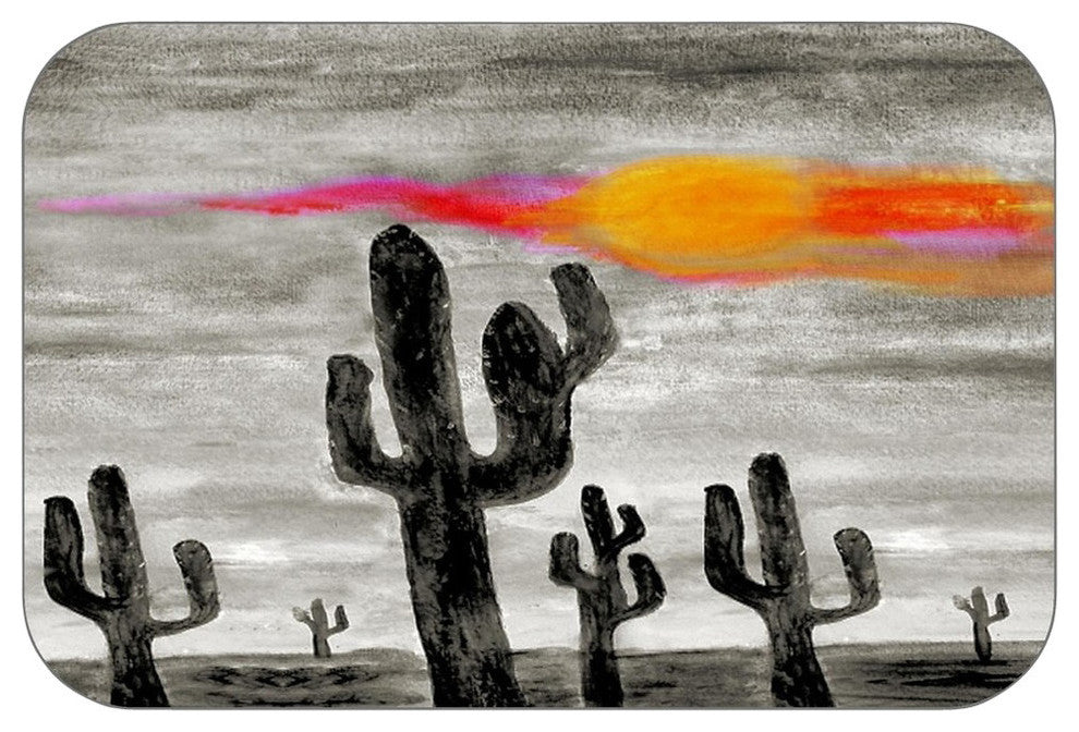 Night in The Desert Plush Bath Mat, 30"x20"