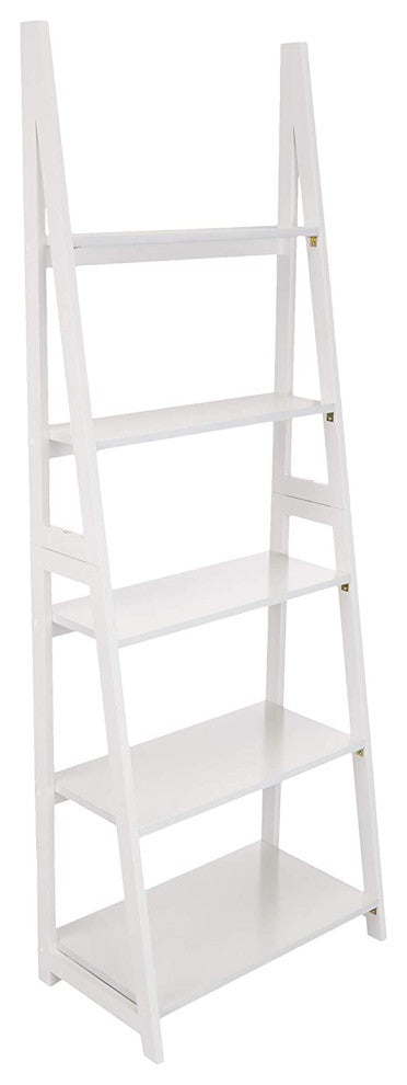 Modern 5-Tier Ladder Bookshelf