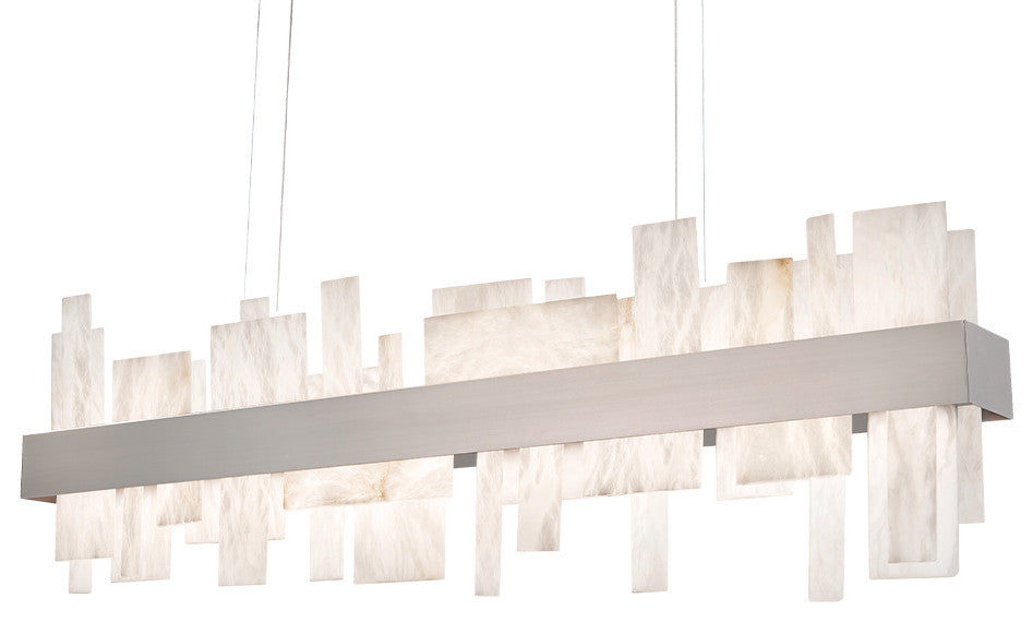 Acropolis LED Linear Pendant, Brushed Nickel
