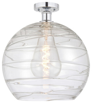 Innovations 616-1F-PC-G1213-14 1 Light Semi-Flush Mount, Polished Chrome