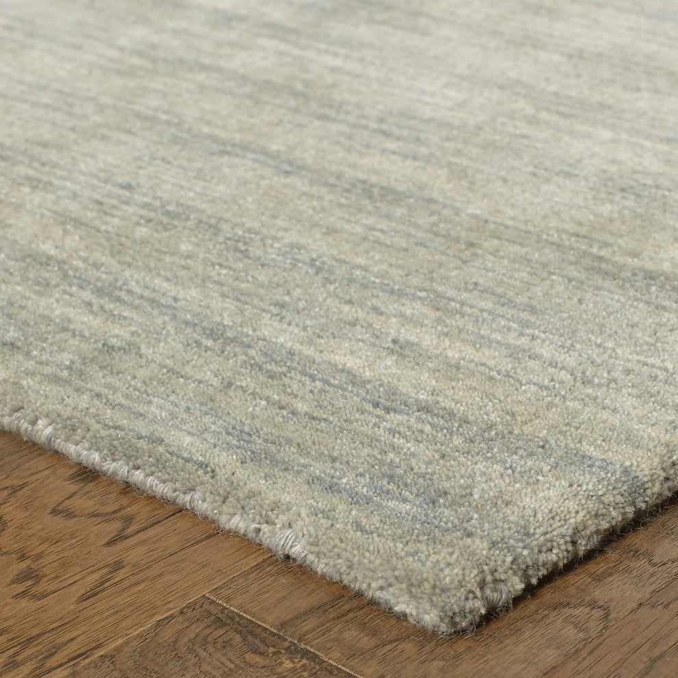 Oriental Weavers Sphinx Aniston 27108 Solid Color Rug, Gray/Gray, 5'0"x8'0"