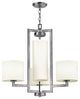 Hinkley Hampton Chandelier Small Single Tier, Antique Nickel