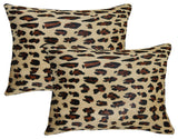 Natural Home Decor Torino Togo Cowhide Pillow, 2-Piece