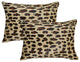Natural Home Decor Torino Togo Cowhide Pillow, 2-Piece