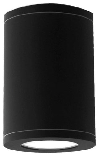 WAC Lighting Tube 7" Flush Mount 2700K Flood Beam, Black
