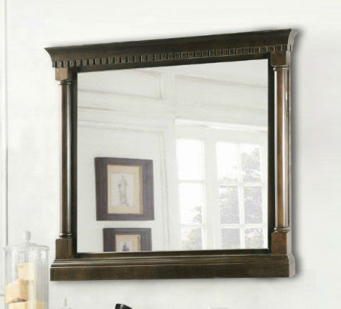 Legion Furniture Chauncey Mirror, Antique Coffee, 48"