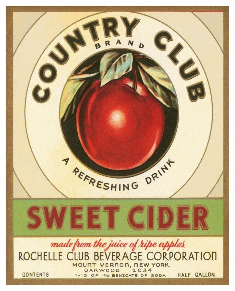 "Country Club Sweet Cider" Digital Paper Print by Retrolabel, 26"x32"