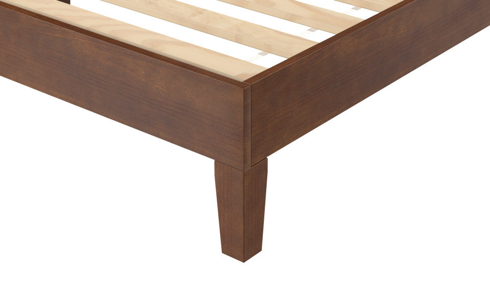 Nix Queen Platform Bed, Natural