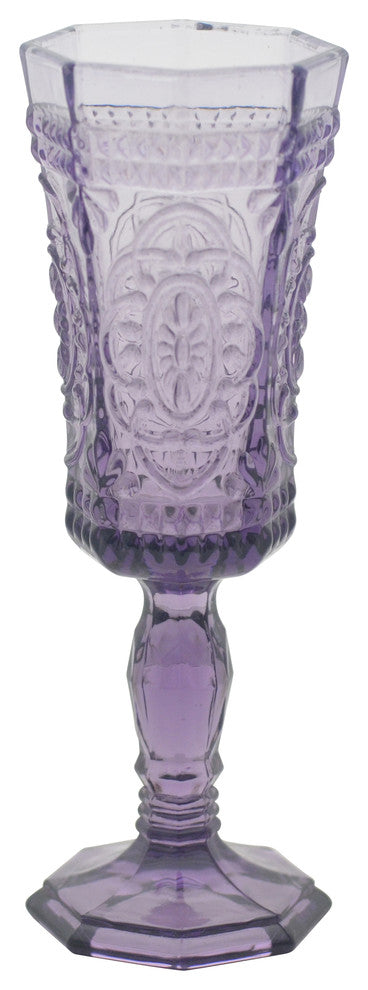Vatican Flute, Set of 6, Amethyst